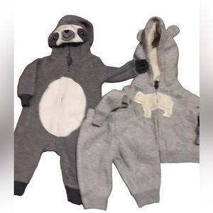 3month fleece sleepwear / outfit